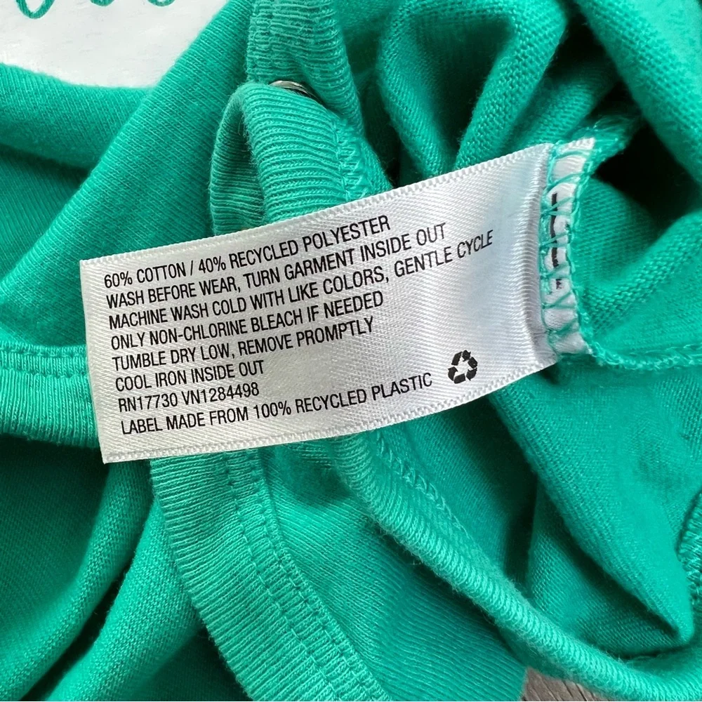 CAT AND JACK SHORT SLEEVE BODYSUIT DADA GREEN 12MO